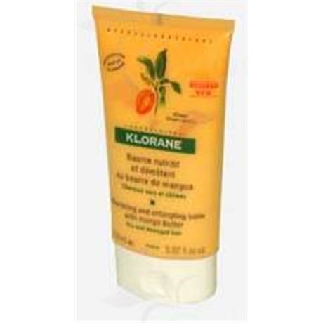 KLORANE CAPILLAIRE BEURRE DE MANGUE, Baume capillaire après shampoing nutritif au beurre de mangue. - tube 150 ml
