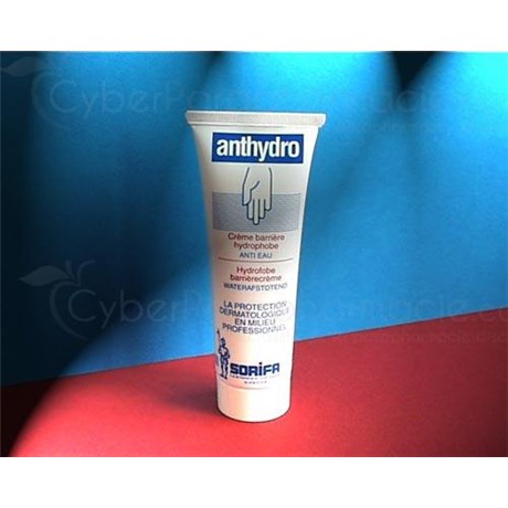 ANTHYDRO, Crème protectrice hydrophobe aux silicones. - tube 125 ml