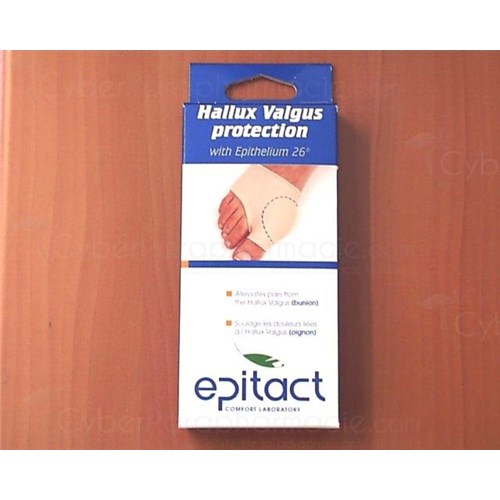EPITACT, Bandage de protection pour Hallux valgus à base d'Epithelium 26. grand modèle, pointure 42 - 45 (ref. HV 2613) - unité