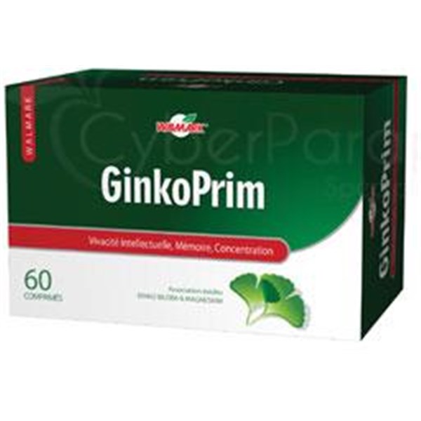 GINKOPRIM WALMARK, Comprimé, complément alimentaire à base de Ginkgo