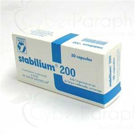 STABILIUM 200, Capsule, complément alimentaire antistress. - bt 30