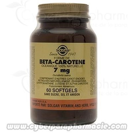 BETA-CAROTENE 7 mg 60 Softgels