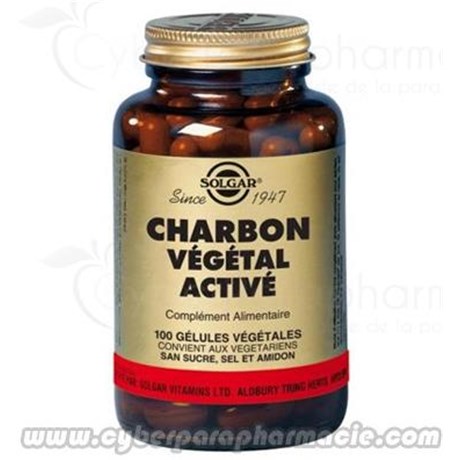 CHARBON VEGETAL ACTIVE 100 Gélules Végétales