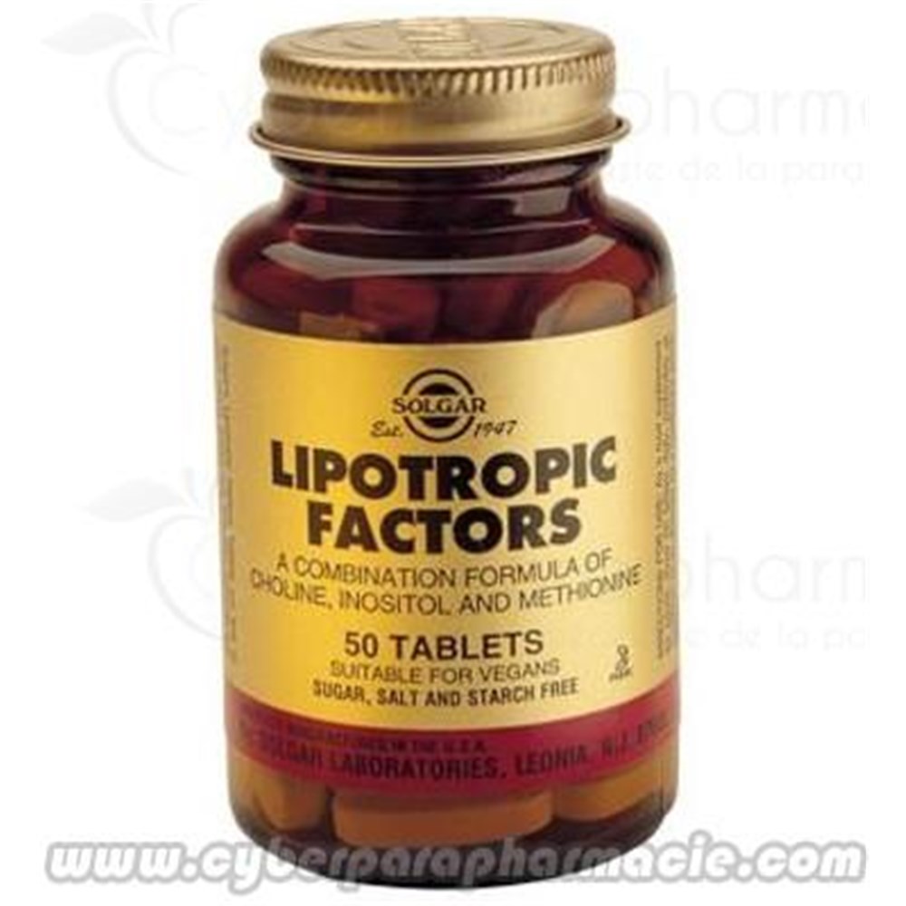 LIPOTROPIC FACTORS 100 Tablets
