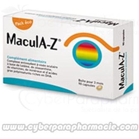 MACULA Z Food supplement anti oxydant for eyes 30 capsules