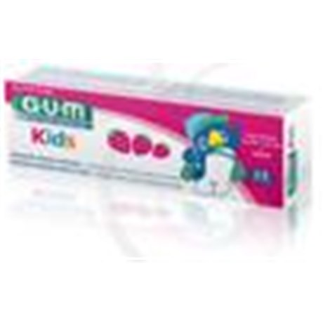 GUM KIDS TOOTHPASTE Toothpaste fluorinated Isomalt, strawberry taste. - 50 ml tube