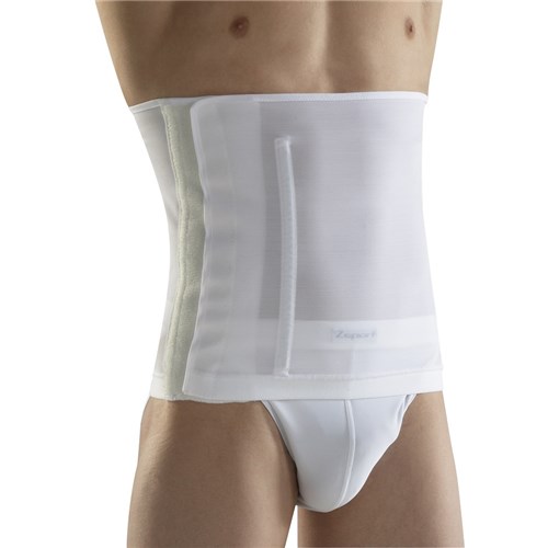 plastic surgery clothing MEN: abdominal belt S/015 White