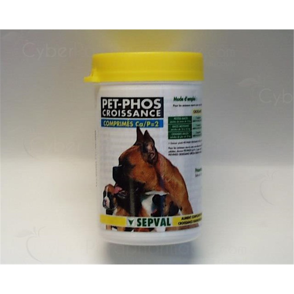 PET GROWTH CA PHOS / P = 2 tablet, multivitamin mineral nutritional