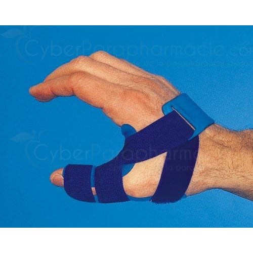 SOBER THUMB SPLINT, rigid thermoplastic thumb splint for adult doctor Berrehail right size 3 (ref. APB-PLAST3) - unit