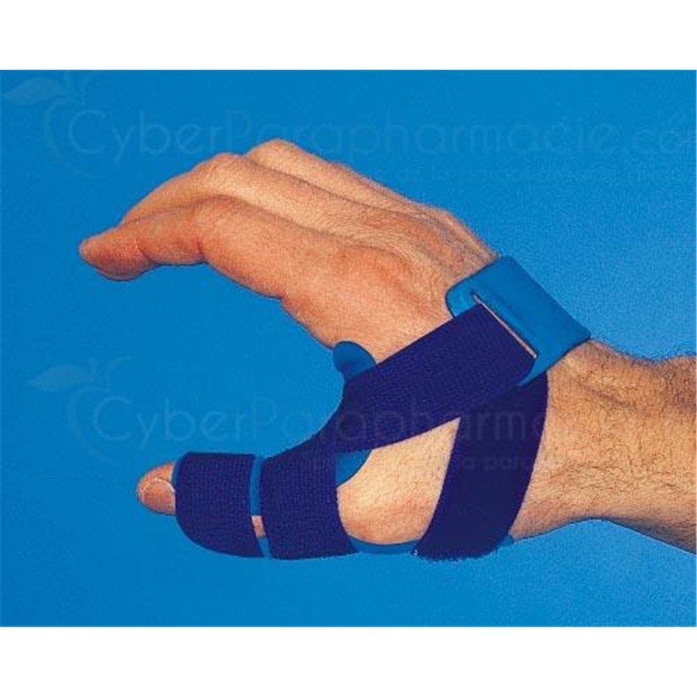 SOBER THUMB SPLINT, rigid thermoplastic thumb splint for adult doctor Berrehail right size 3