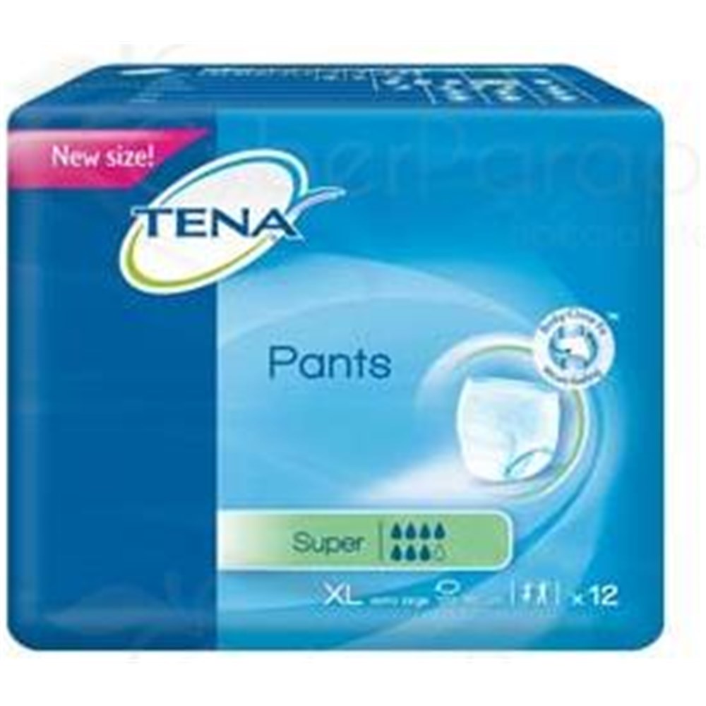 TENA PANTS SUPER Slip superabsorbent disposable urinary incontinence. wide  (ref. 791260) - bag 12